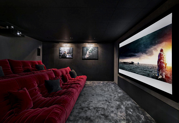 Комплект удобных бескаркасныьх диванов ДеФранс для домашнего кинотеатра, на заказ по цене от производителя, доставка по России